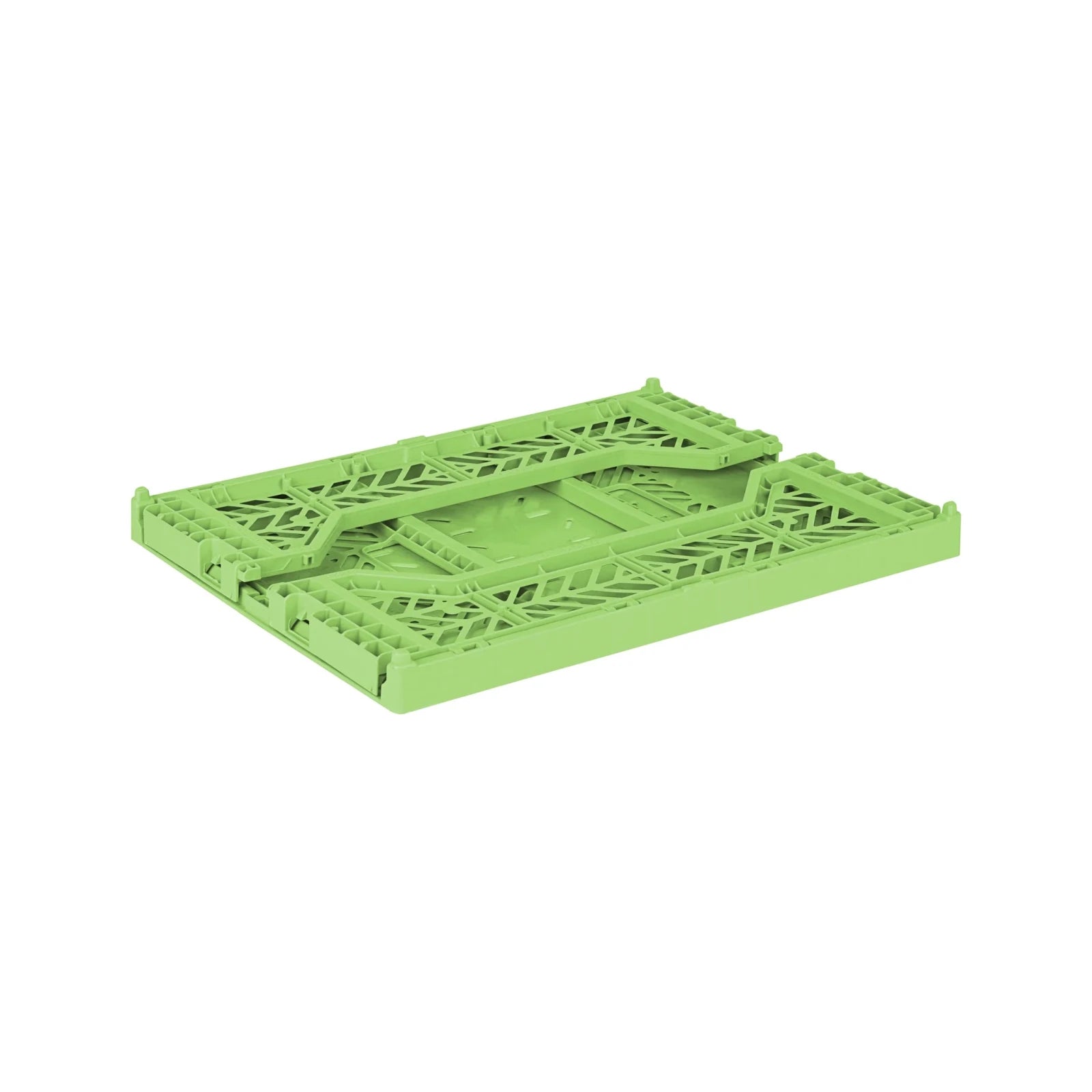 Aykasa Faltkiste Midi in Wasabi (Grün), stapelbare Klappbox – ROSA ECK
