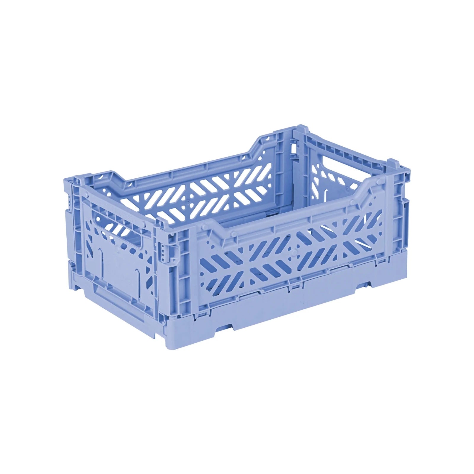 Aykasa Faltkiste Mini in Baby Blue (Blau), stapelbare Klappbox – ROSA ECK