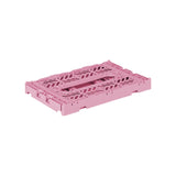 Aykasa Faltkiste Mini in Baby Pink (Rosa), stapelbare Klappbox – ROSA ECK