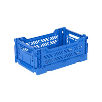 Aykasa Faltkiste Mini in Blue (Blau), stapelbare Klappbox – ROSA ECK