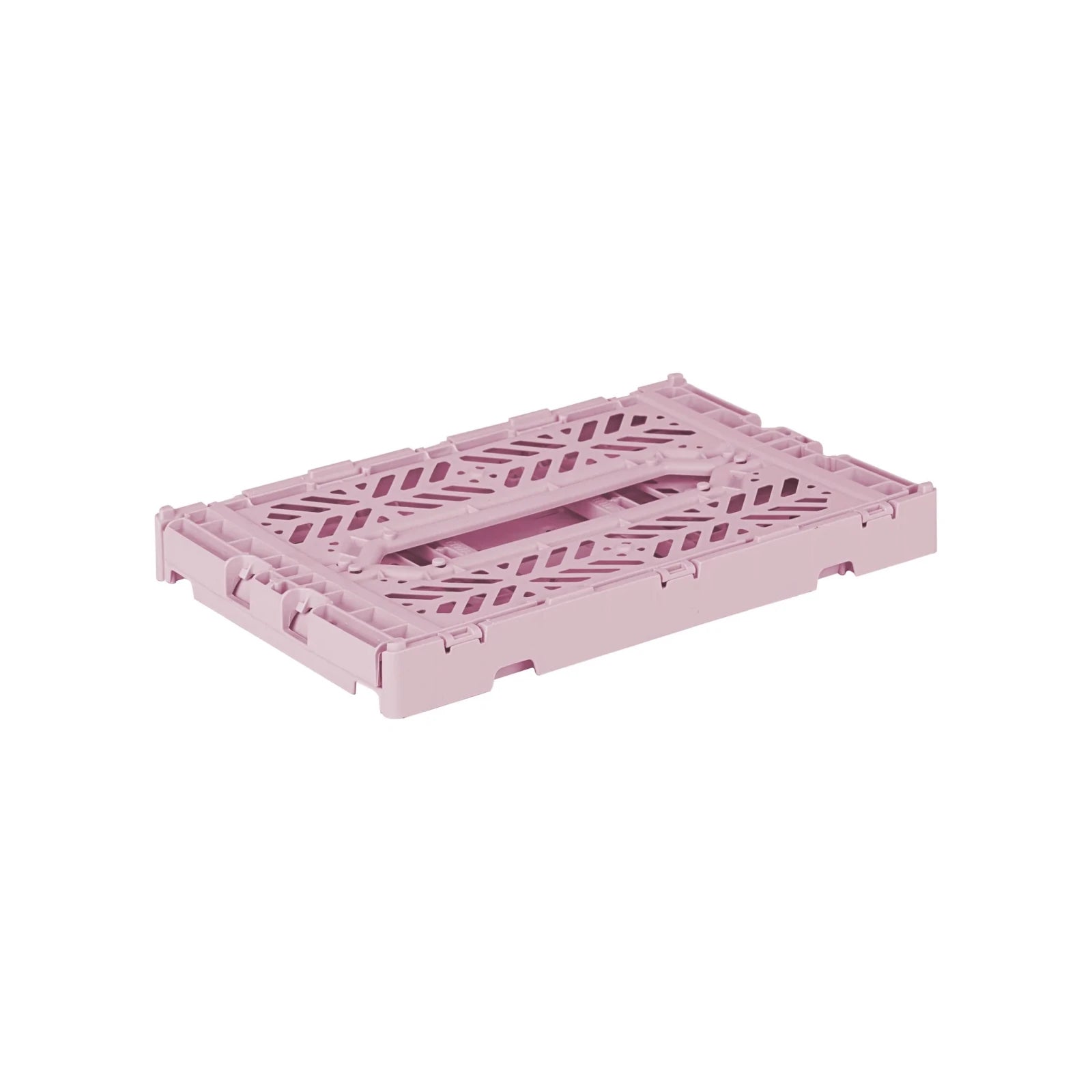 Aykasa Faltkiste Mini in Cherry Blossom (Rosa), stapelbare Klappbox – ROSA ECK