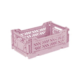 Aykasa Faltkiste Mini in Cherry Blossom (Rosa), stapelbare Klappbox – ROSA ECK