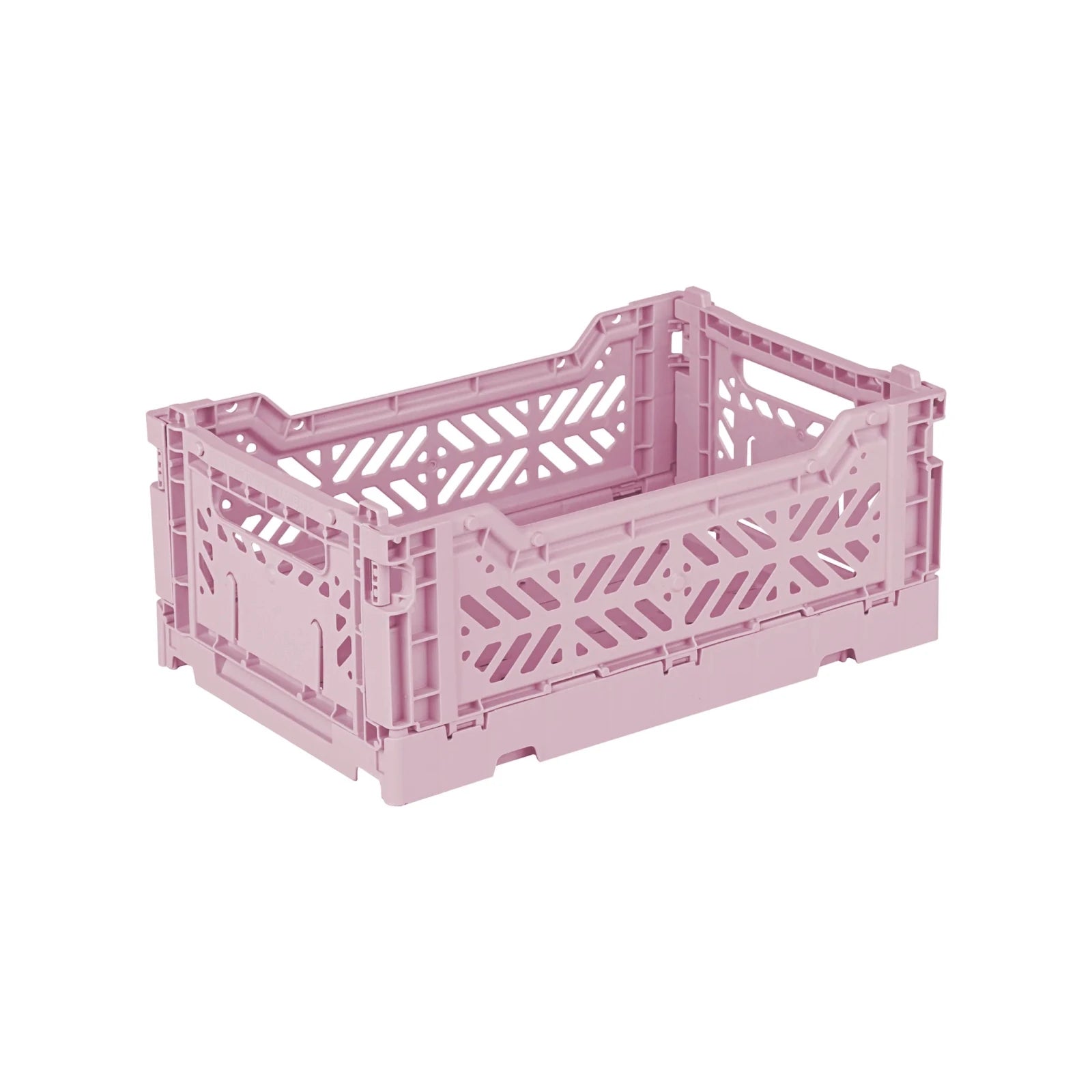 Aykasa Faltkiste Mini in Cherry Blossom (Rosa), stapelbare Klappbox – ROSA ECK