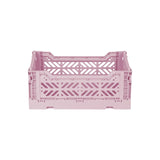 Aykasa Faltkiste Mini in Cherry Blossom (Rosa), stapelbare Klappbox – ROSA ECK