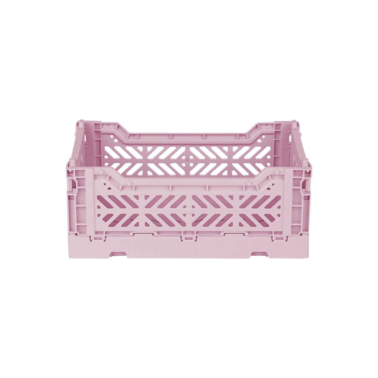 Aykasa Faltkiste Mini in Cherry Blossom (Rosa), stapelbare Klappbox – ROSA ECK