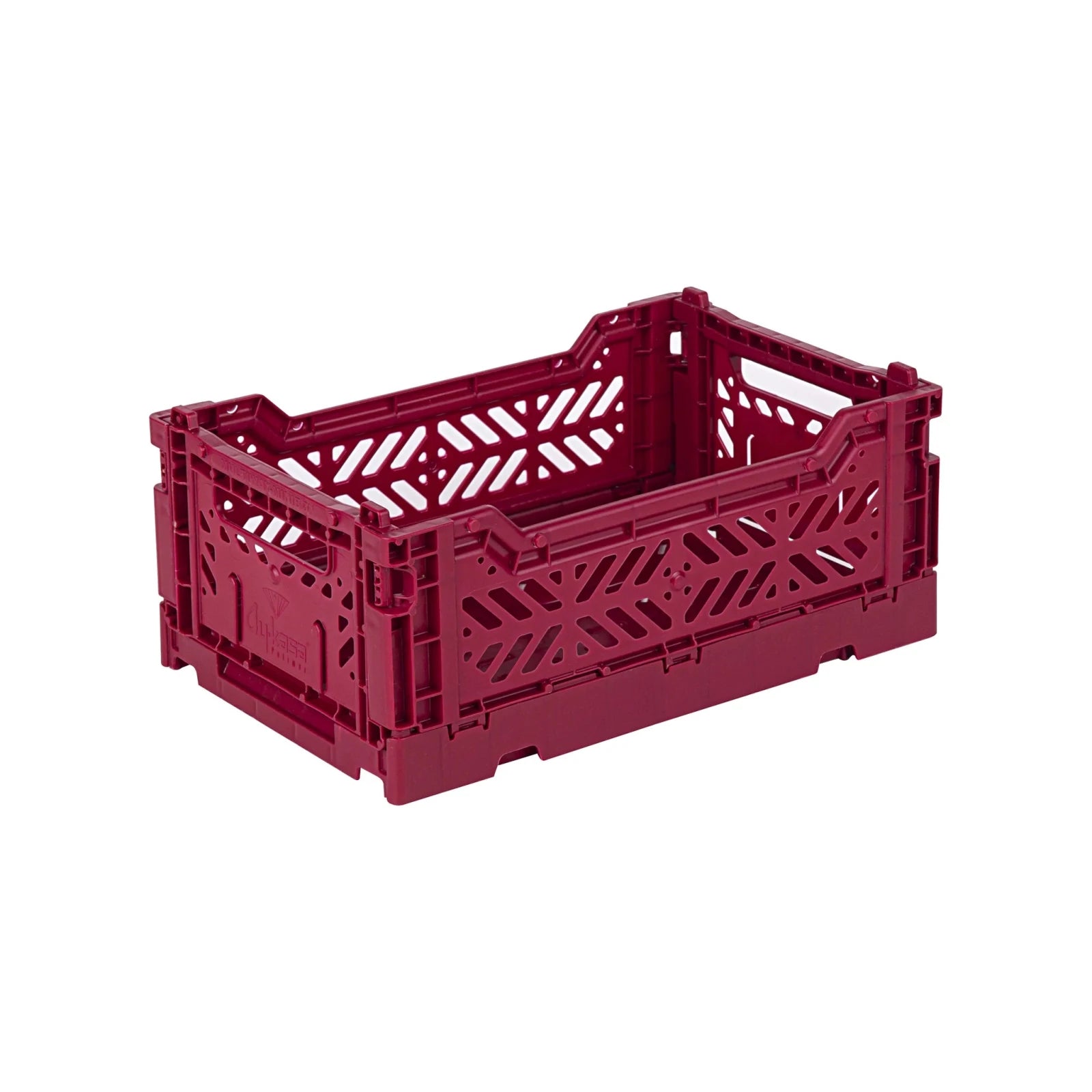 Aykasa Faltkiste Mini in Chilli Pepper (Rot), stapelbare Klappbox – ROSA ECK