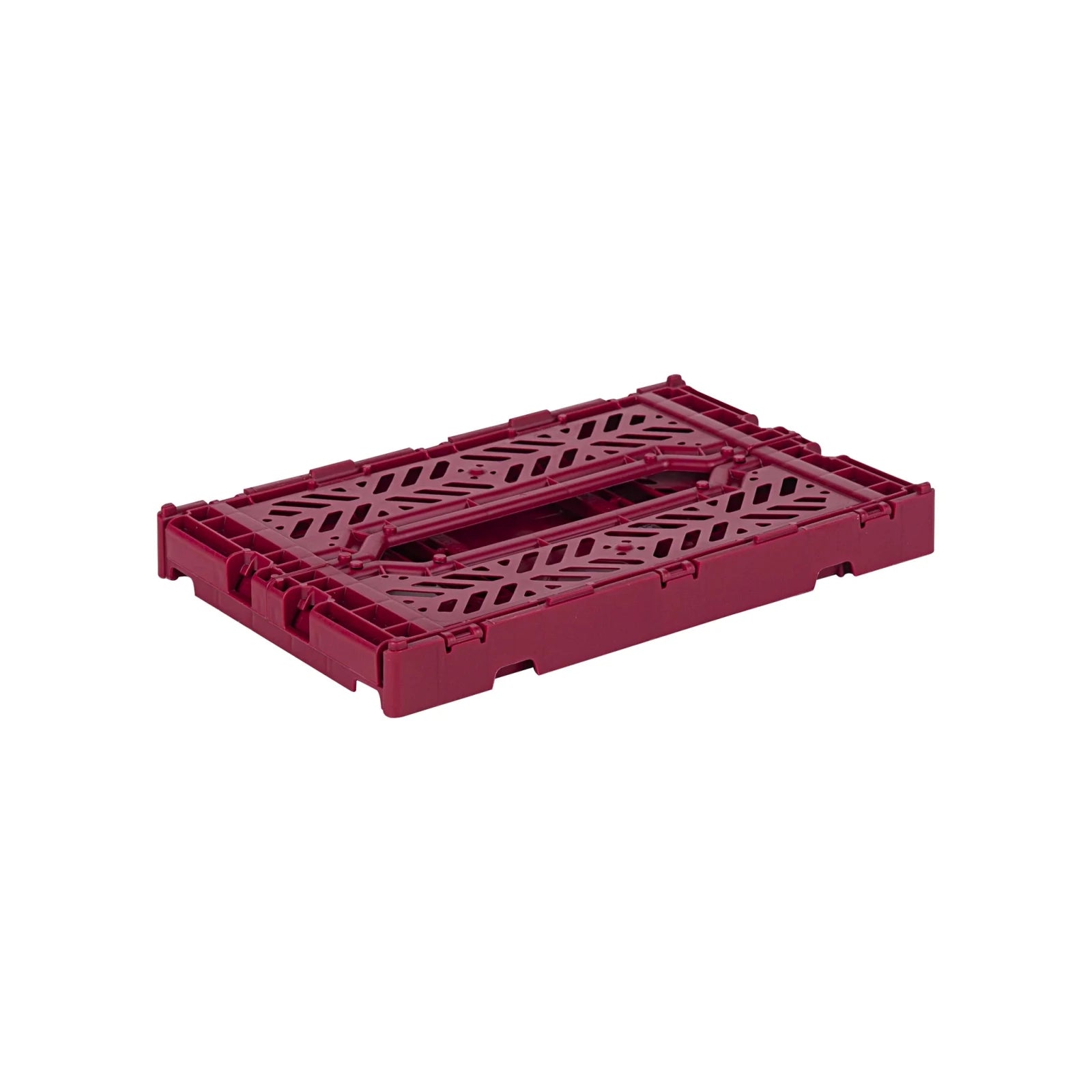 Aykasa Faltkiste Mini in Chilli Pepper (Rot), stapelbare Klappbox – ROSA ECK