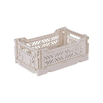 Aykasa Faltkiste Mini in Coconut Milk (Beige), stapelbare Klappbox – ROSA ECK