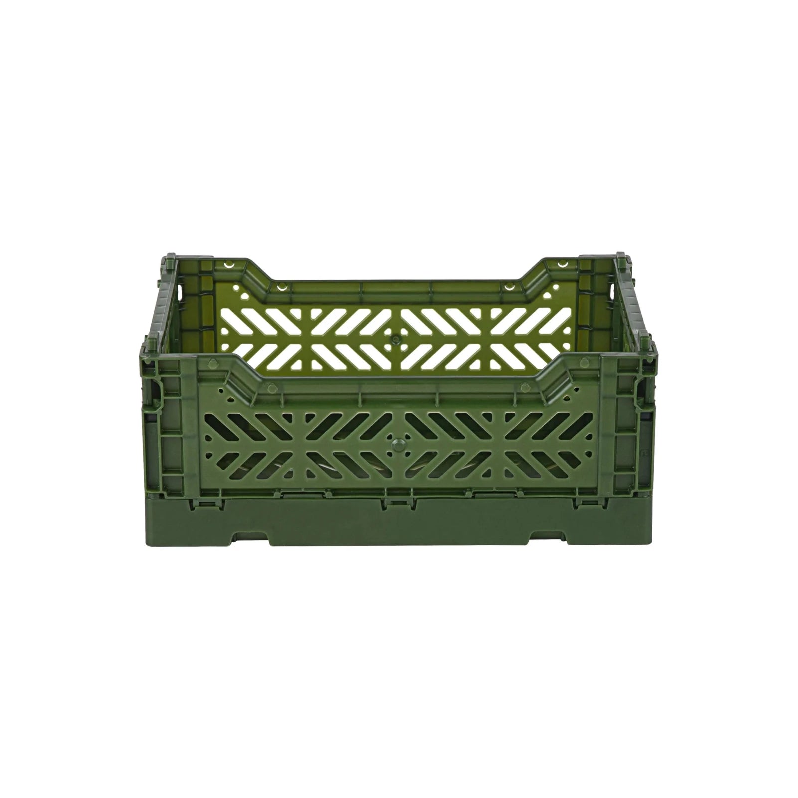Aykasa Faltkiste Mini in Khaki (Grün), stapelbare Klappbox – ROSA ECK
