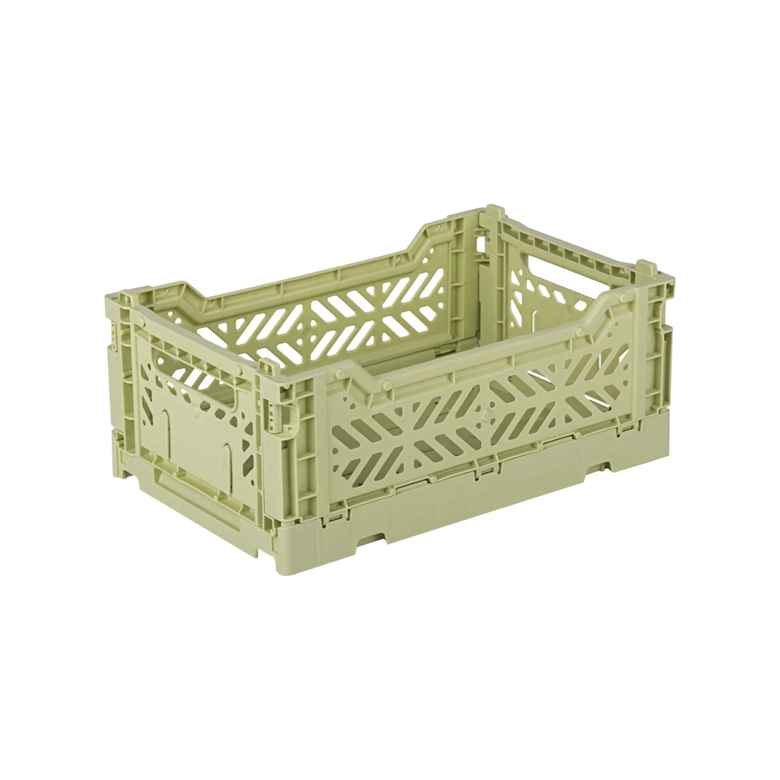 Aykasa Faltkiste Mini in Lime Cream (Grün), stapelbare Klappbox – ROSA ECK