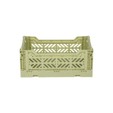 Aykasa Faltkiste Mini in Lime Cream (Grün), stapelbare Klappbox – ROSA ECK
