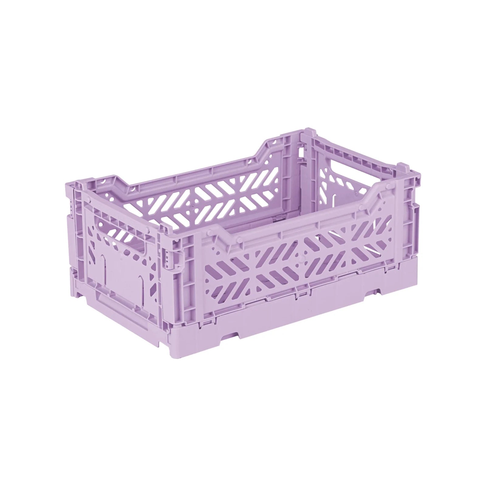 Aykasa Faltkiste Mini in Orchid (Lila), stapelbare Klappbox – ROSA ECK
