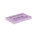 Aykasa Faltkiste Mini in Orchid (Lila), stapelbare Klappbox – ROSA ECK
