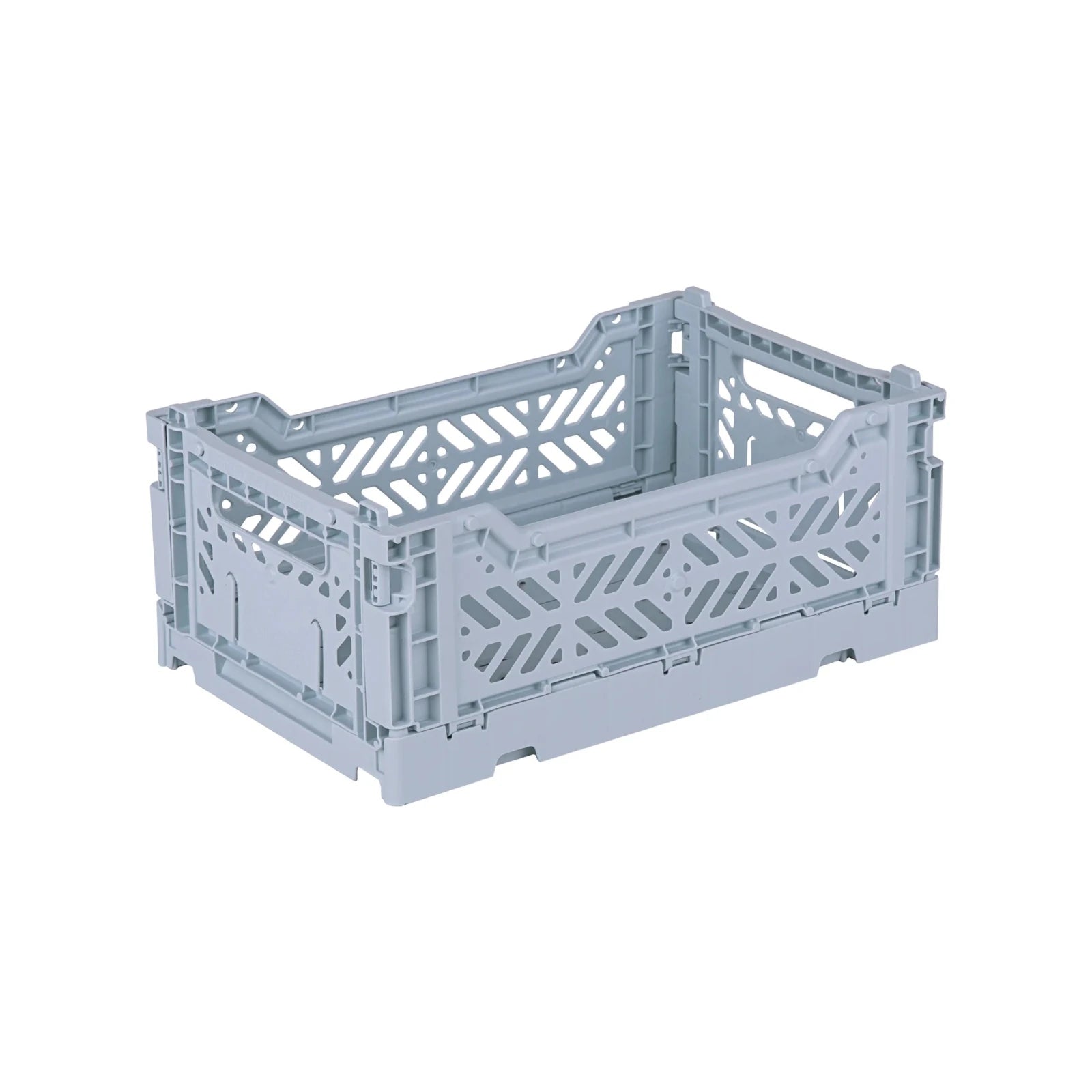 Aykasa Faltkiste Mini in Pale Blue (Blau), stapelbare Klappbox – ROSA ECK