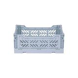 Aykasa Faltkiste Mini in Pale Blue (Blau), stapelbare Klappbox – ROSA ECK