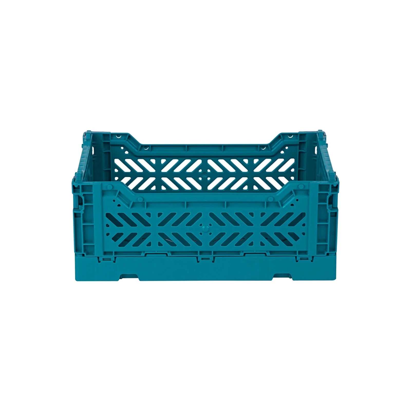 Aykasa Faltkiste Mini in Peacock Green (Grün), stapelbare Klappbox – ROSA ECK