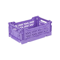 Aykasa Faltkiste Mini in Taro Milk Tea (Lila), stapelbare Klappbox – ROSA ECK