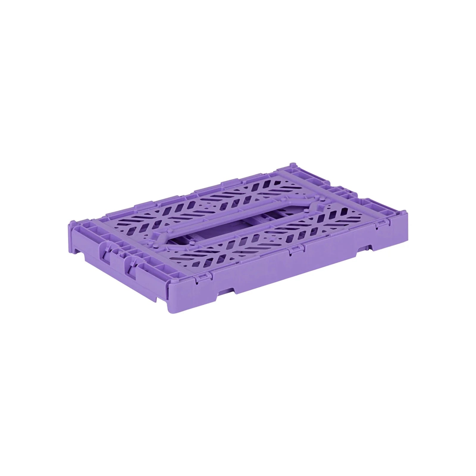 Aykasa Faltkiste Mini in Taro Milk Tea (Lila), stapelbare Klappbox – ROSA ECK