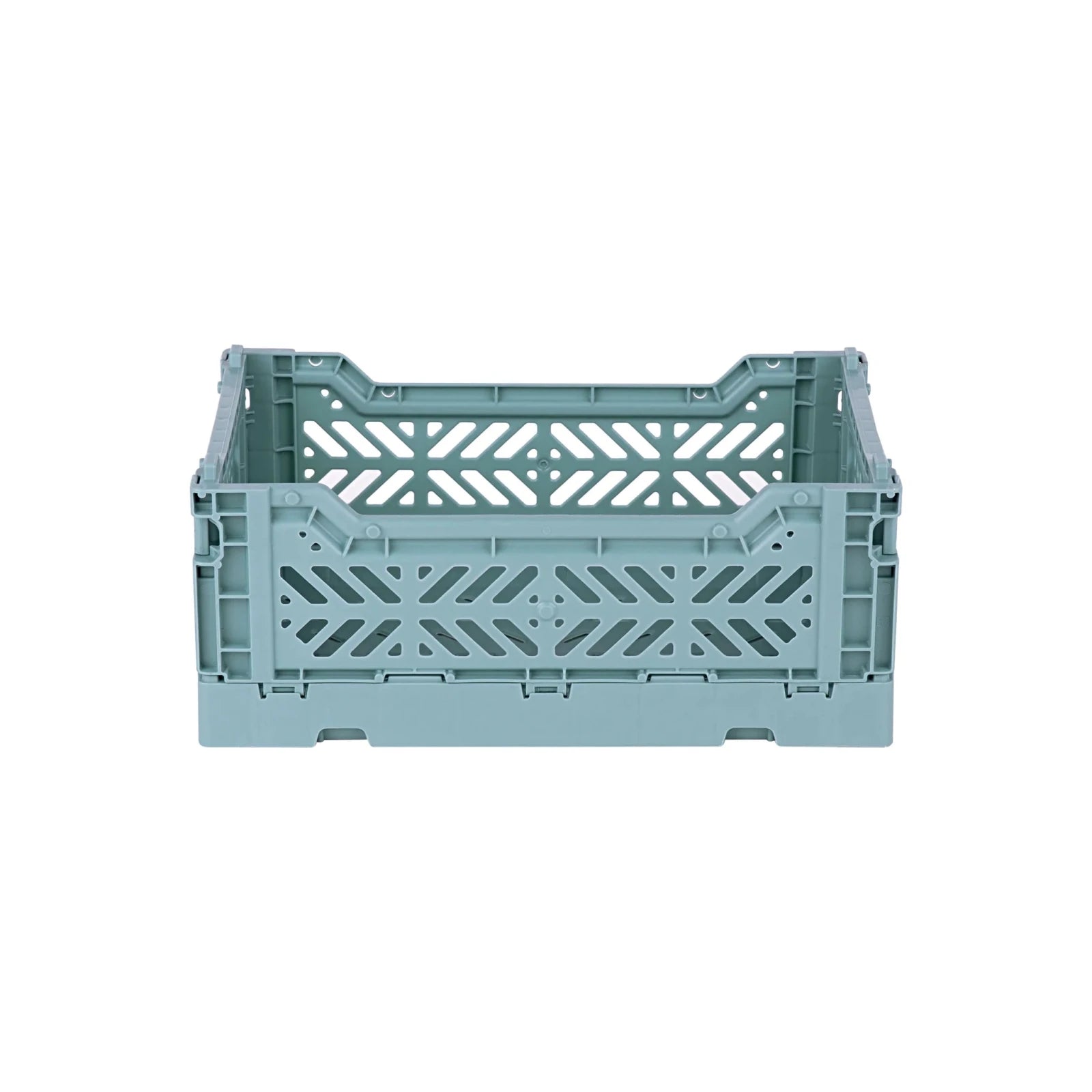 Aykasa Faltkiste Mini in Teal (Türkis), stapelbare Klappbox – ROSA ECK