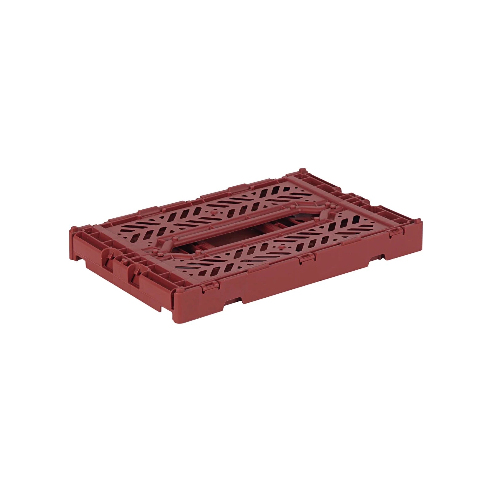 Aykasa Faltkiste Mini in Tile Red (Rot), stapelbare Klappbox – ROSA ECK