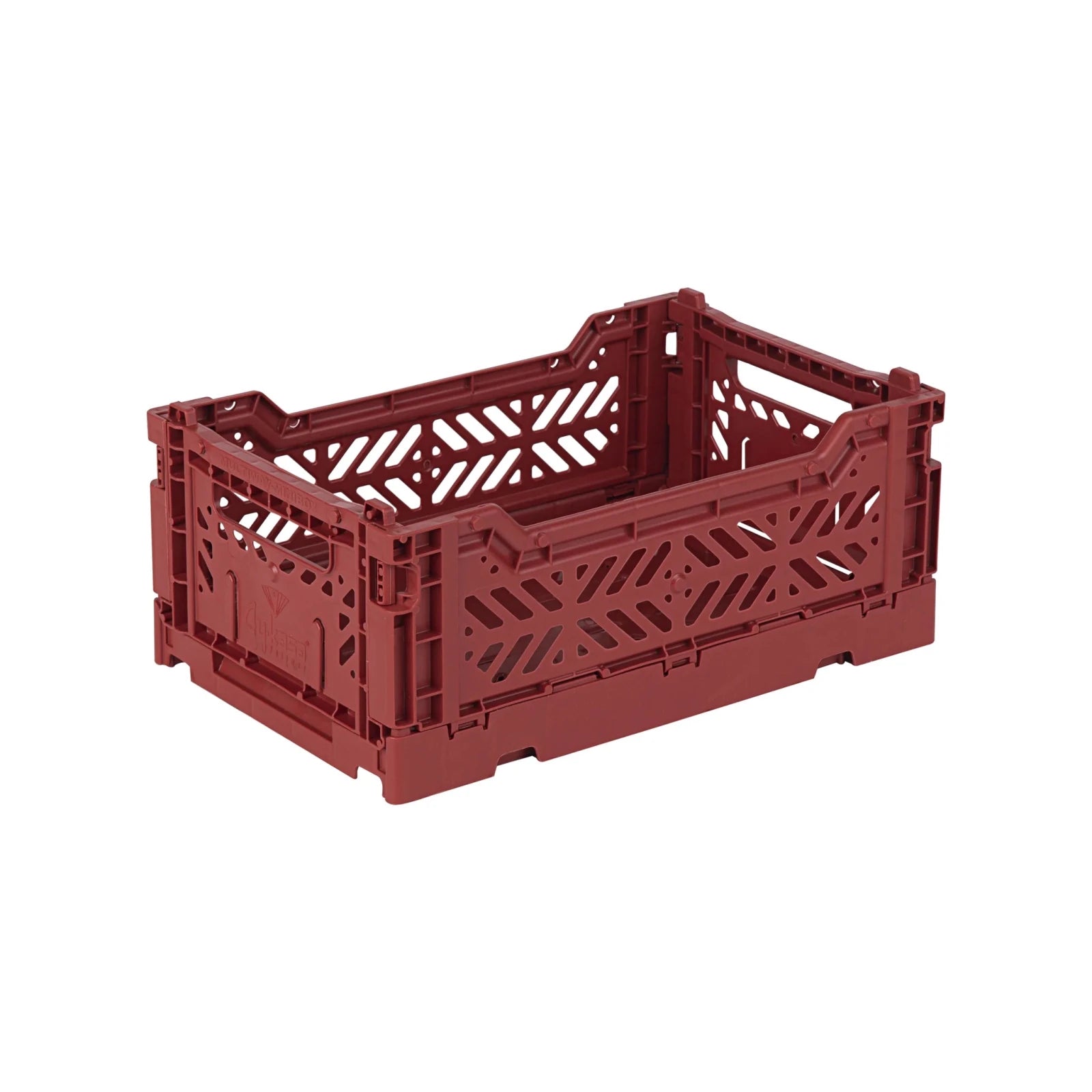 Aykasa Faltkiste Mini in Tile Red (Rot), stapelbare Klappbox – ROSA ECK