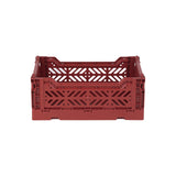 Aykasa Faltkiste Mini in Tile Red (Rot), stapelbare Klappbox – ROSA ECK