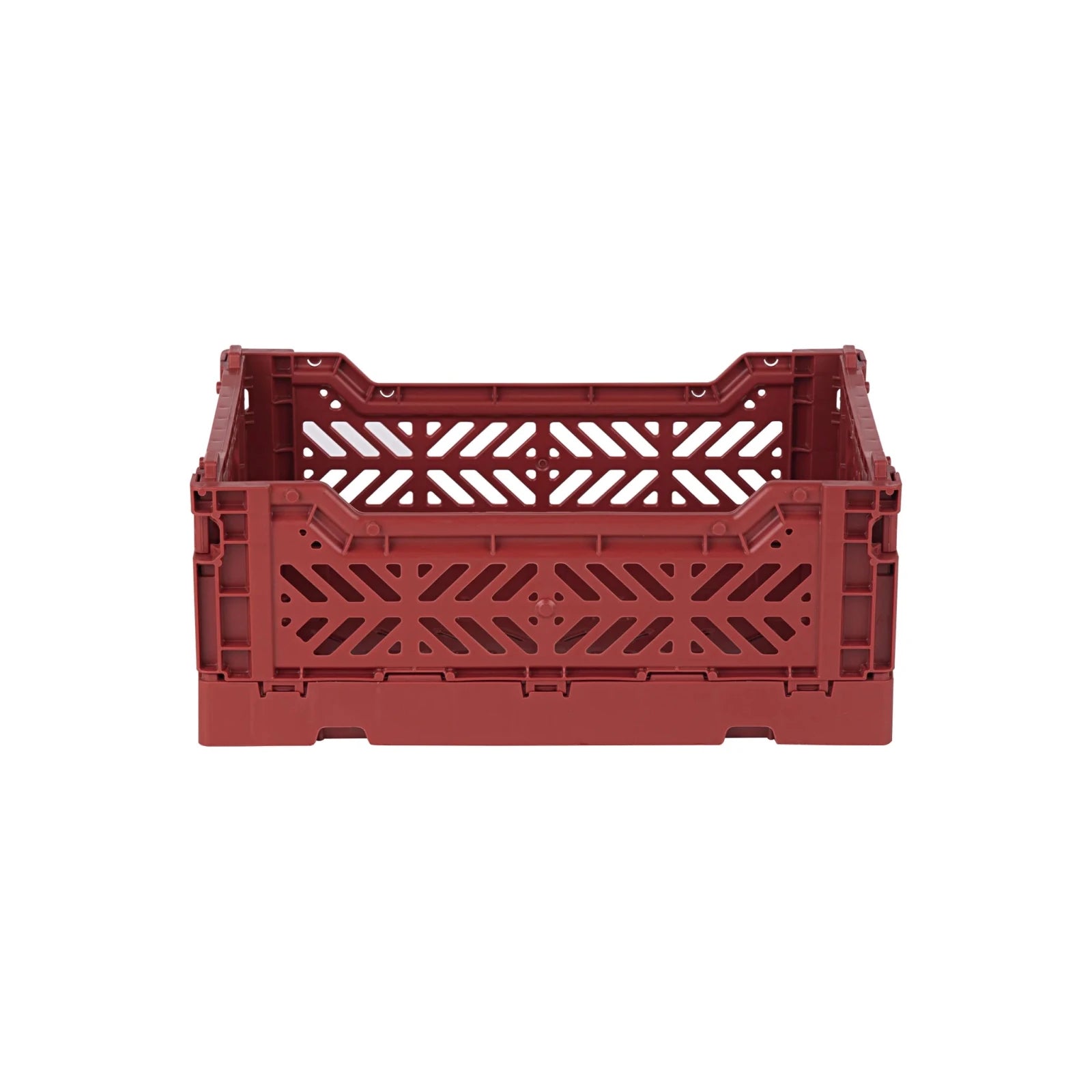 Aykasa Faltkiste Mini in Tile Red (Rot), stapelbare Klappbox – ROSA ECK