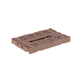 Aykasa Faltkiste Mini in Warm Taupe (Braun), stapelbare Klappbox – ROSA ECK