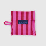 BAGGU - BABY BAGGU Einkaufstasche • Pink & Red Painted Stripe - Tasche - ROSA ECK Concept Store