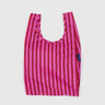 BAGGU - BABY BAGGU Einkaufstasche • Pink & Red Painted Stripe - Tasche - ROSA ECK Concept Store