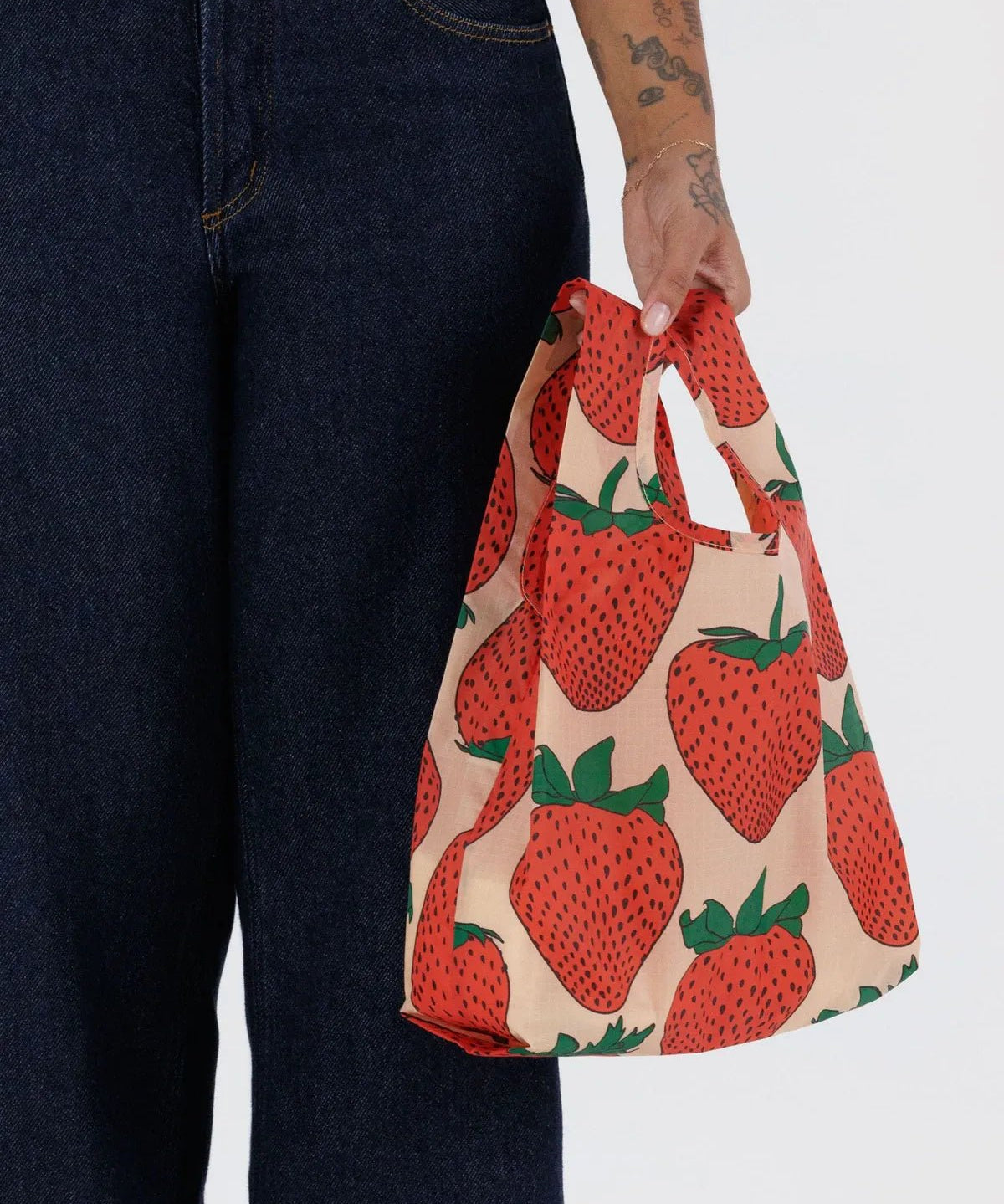 BAGGU - BABY BAGGU Einkaufstasche • Strawberry - Tasche - ROSA ECK