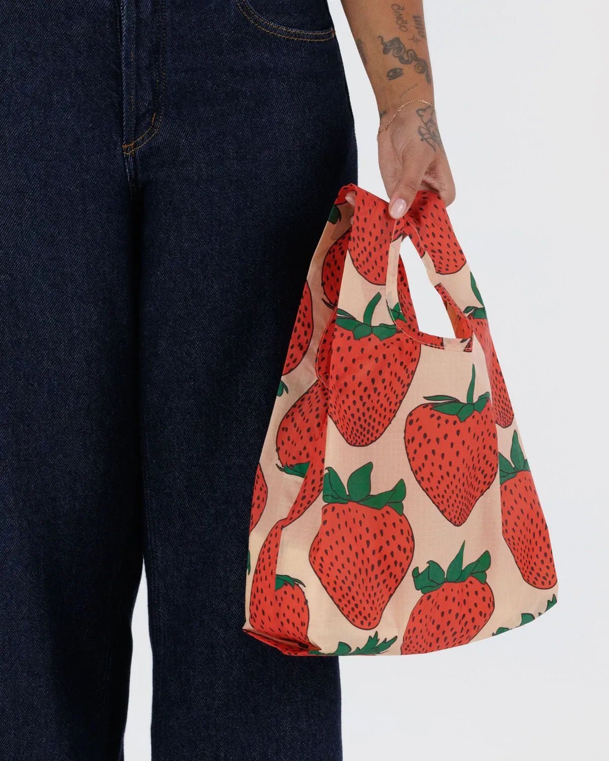 BAGGU - BABY BAGGU Einkaufstasche • Strawberry - Tasche - ROSA ECK