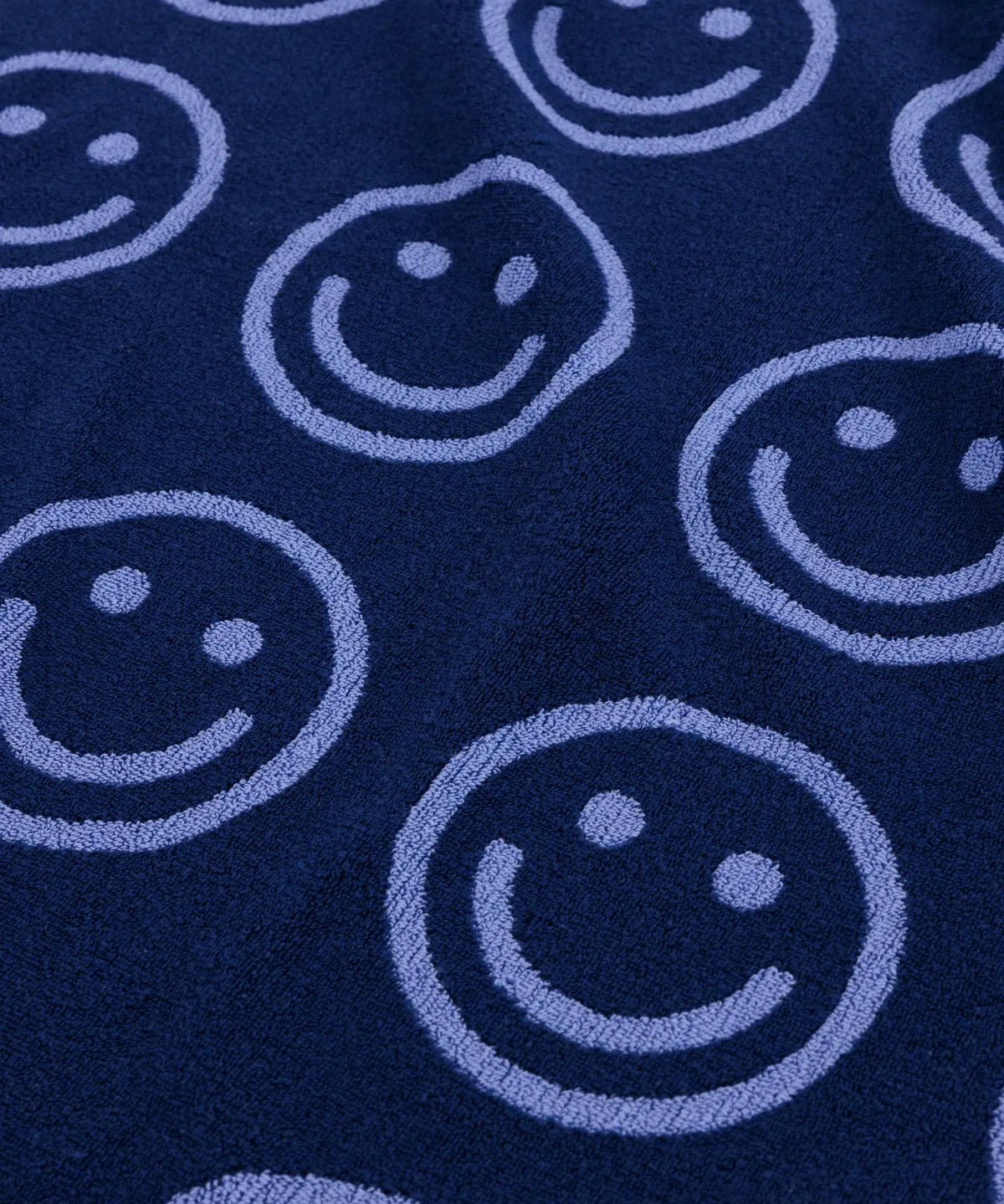 BAGGU - Badetuch aus Bio - Baumwolle • Happy Blue - Handtuch - ROSA ECK