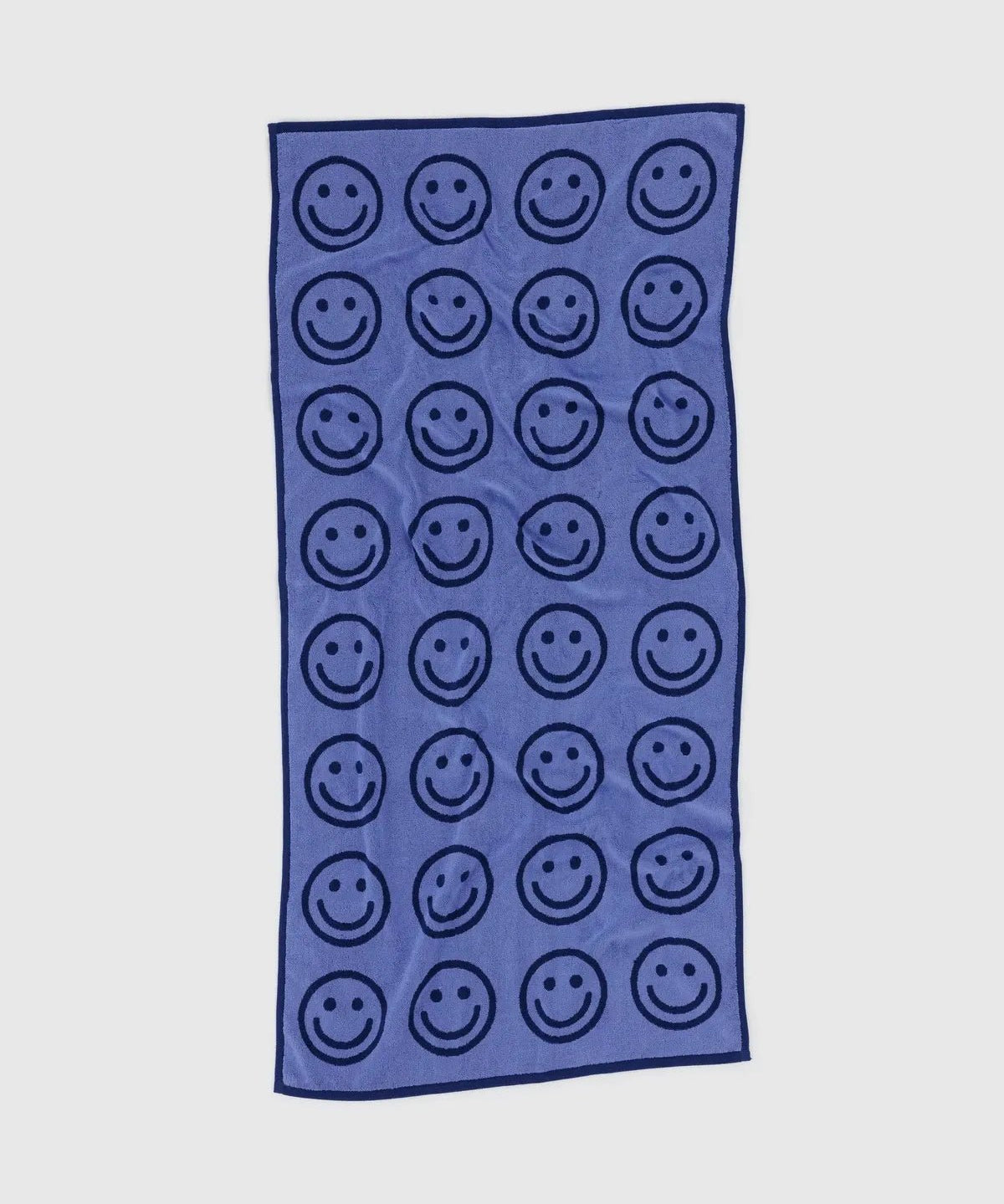 BAGGU - Badetuch aus Bio - Baumwolle • Happy Blue - Handtuch - ROSA ECK