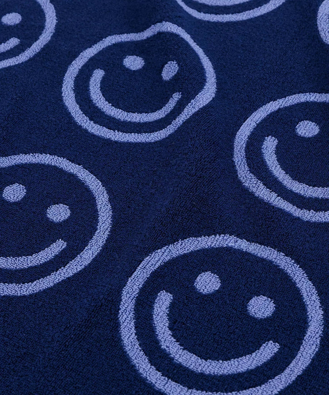 BAGGU - Badetuch aus Bio - Baumwolle • Happy Blue - Handtuch - ROSA ECK