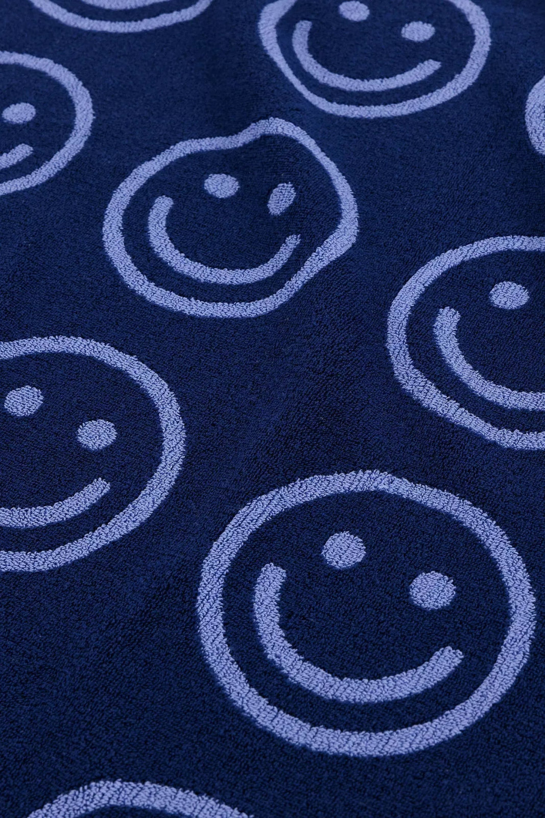 BAGGU - Badetuch aus Bio - Baumwolle • Happy Blue - Handtuch - ROSA ECK