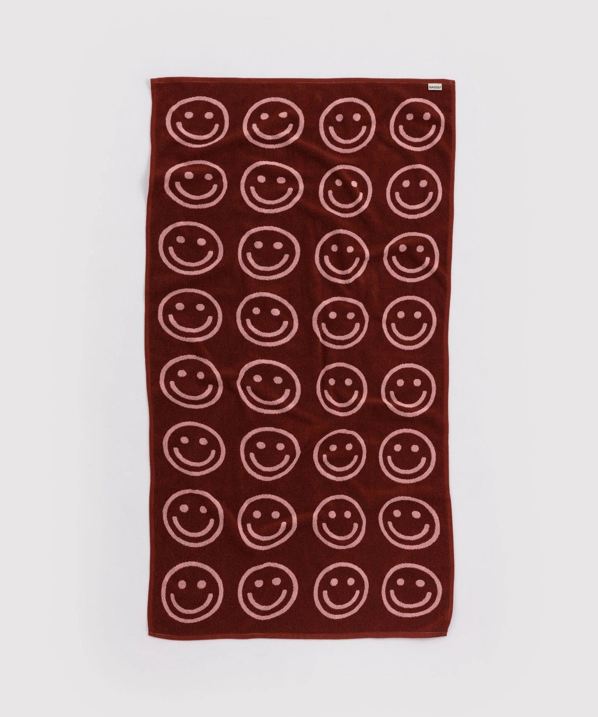 BAGGU - Badetuch • Blush Happy - ROSA ECK