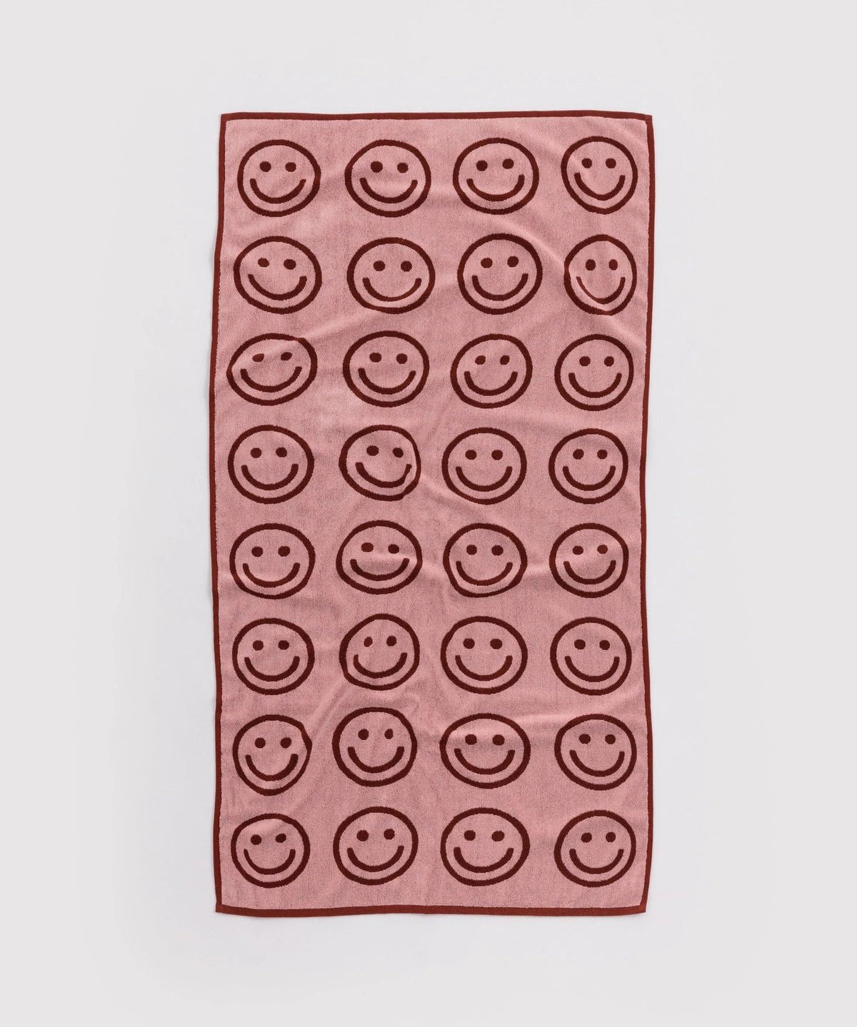 BAGGU - Badetuch • Blush Happy - ROSA ECK