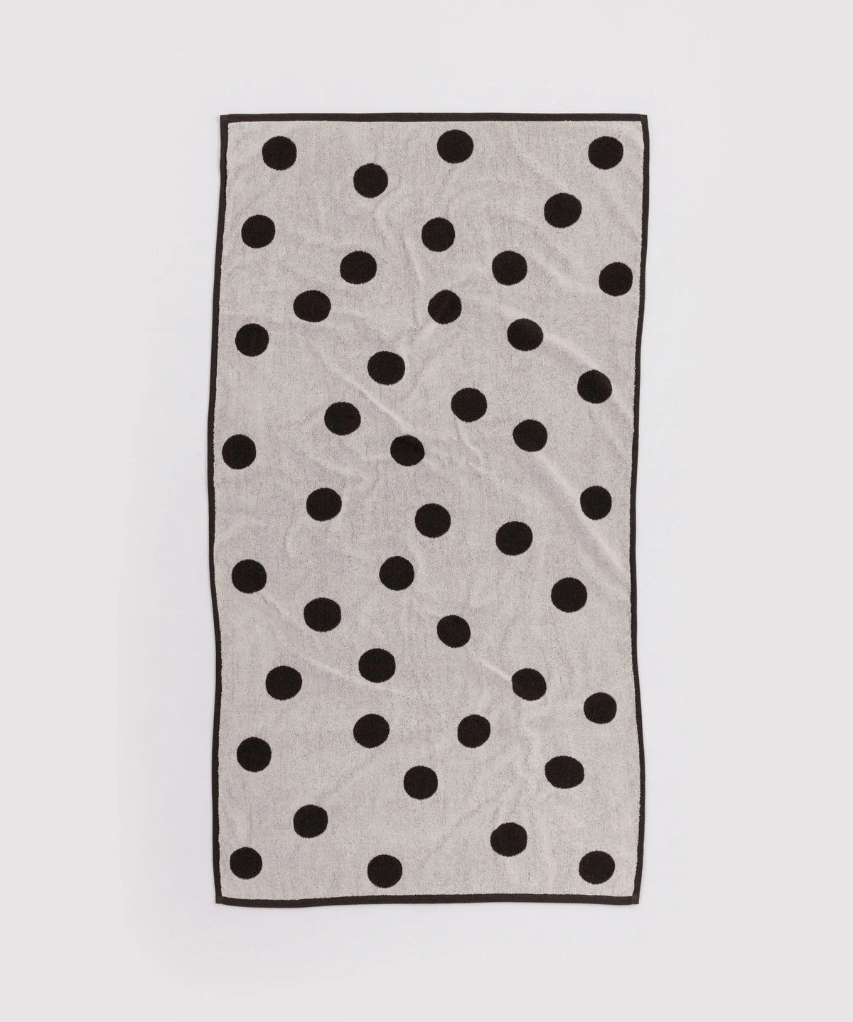BAGGU - Badetuch • Cream and Black Polka Dot - ROSA ECK