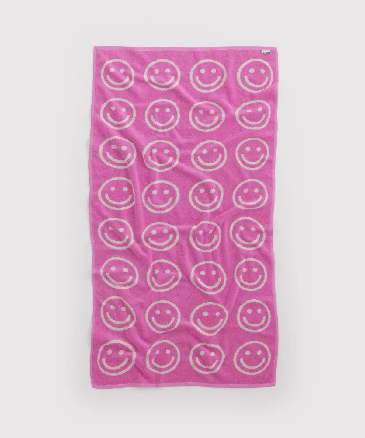 BAGGU - Badetuch • Happy Pink - ROSA ECK