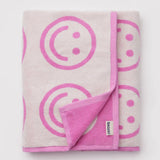BAGGU - Badetuch • Happy Pink - ROSA ECK