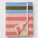 BAGGU - Badetuch • Sherbet Stripe - ROSA ECK