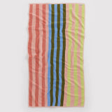 BAGGU - Badetuch • Sherbet Stripe - ROSA ECK