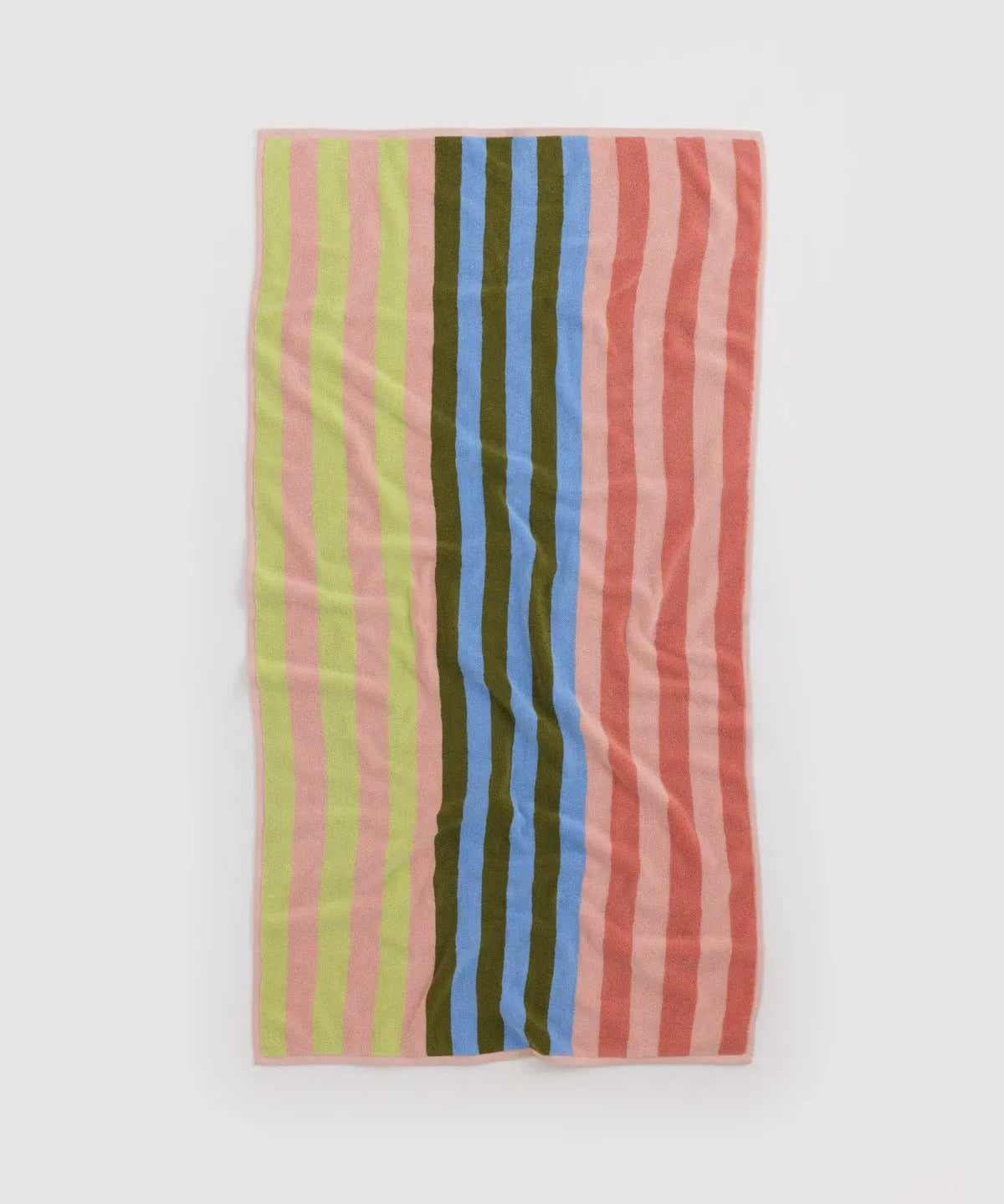 BAGGU - Badetuch • Sherbet Stripe - ROSA ECK