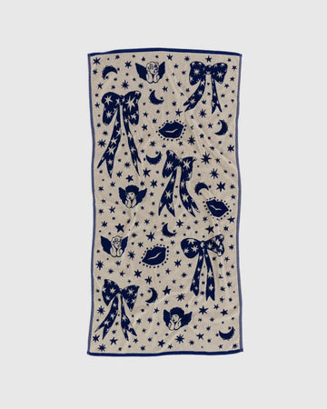 BAGGU - BAGGU Badetuch aus Bio - Baumwolle • Cherub Bows - Handtuch - ROSA ECK Concept Store