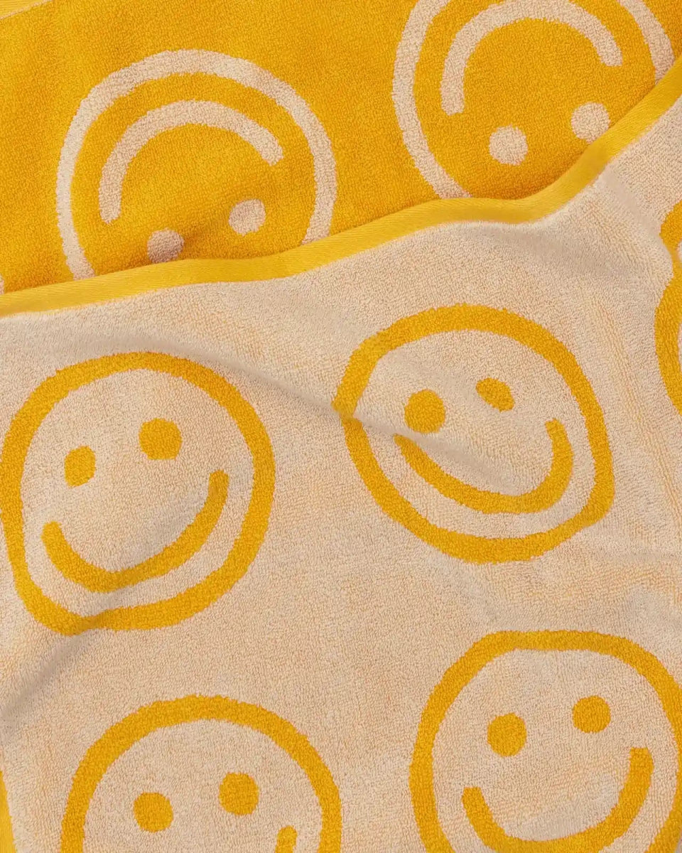 BAGGU - BAGGU Badetuch aus Bio - Baumwolle • Happy Marigold - Handtuch - ROSA ECK Concept Store