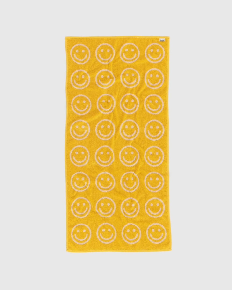 BAGGU - BAGGU Badetuch aus Bio - Baumwolle • Happy Marigold - Handtuch - ROSA ECK Concept Store