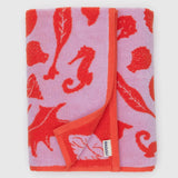 BAGGU - BAGGU Badetuch aus Bio - Baumwolle • Sea Shells - Handtuch - ROSA ECK Concept Store