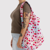BAGGU - BIG BAGGU Große Einkaufstasche • Cherries - ROSA ECK