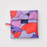 BAGGU - BIG BAGGU Große Einkaufstasche • Dolphins - ROSA ECK